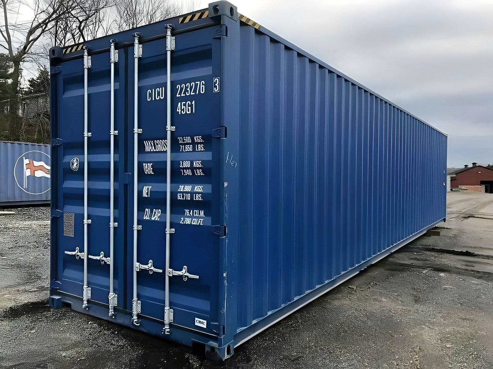 40Ft High Cube Container – One Trip (9Ft 6″ High)